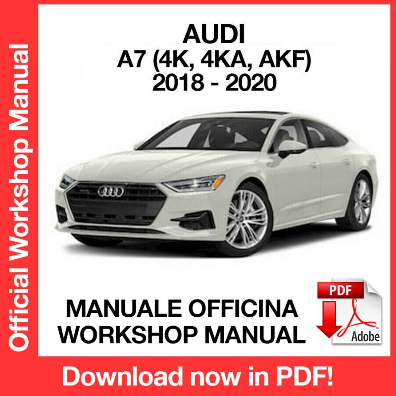 WORKSHOP MANUAL SERVICE REPAIR SERVICE REPAIR AUDI A7 (2018-2020) (EN)