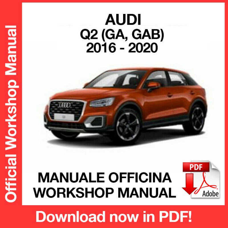 WORKSHOP MANUAL SERVICE REPAIR SERVICE REPAIR AUDI Q2 (2016-2020) (EN)