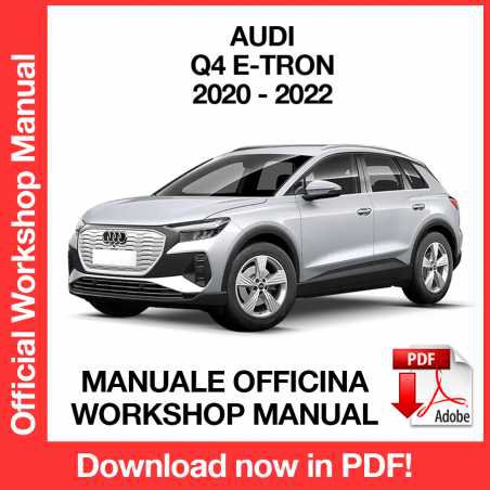 WORKSHOP MANUAL SERVICE REPAIR AUDI Q4 E-TRON (2020-2022) (EN)