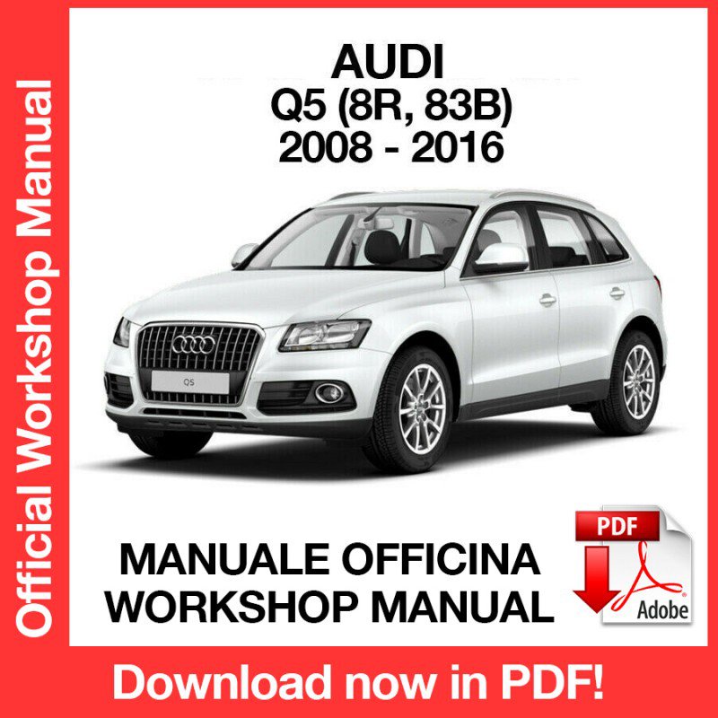 WORKSHOP MANUAL SERVICE REPAIR SERVICE REPAIR AUDI Q5 (2008-2016) (EN)