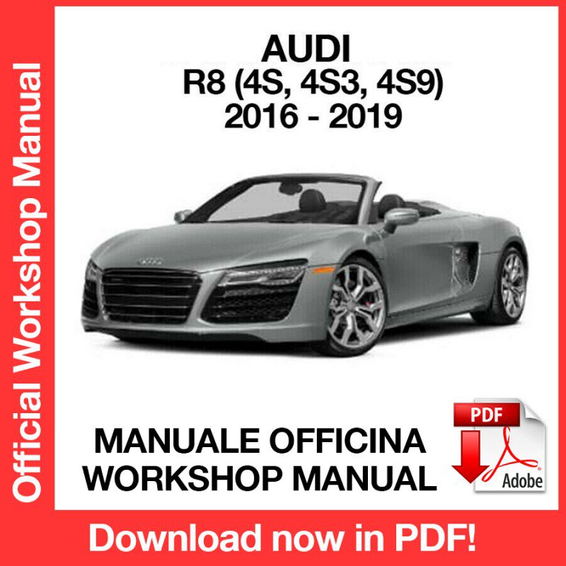 WORKSHOP MANUAL SERVICE REPAIR SERVICE REPAIR AUDI R8 (2016-2019) (EN)