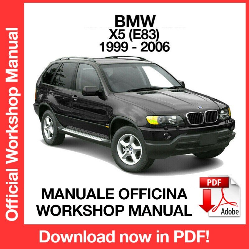WORKSHOP MANUAL SERVICE REPAIR SERVICE REPAIR BMW X5 E53 (1999-2006) (EN)