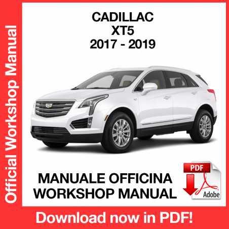 WORKSHOP MANUAL SERVICE REPAIR CADILLAC XT5 (2017-2019) (EN)