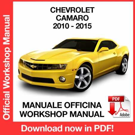WORKSHOP MANUAL SERVICE REPAIR CHEVROLET CAMARO (2010-2015) (EN)