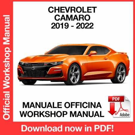 WORKSHOP MANUAL SERVICE REPAIR CHEVROLET CAMARO (2019-2022) (EN)