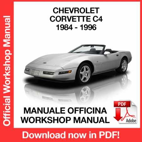 WORKSHOP MANUAL SERVICE REPAIR CHEVROLET C4 (1984-1996) (EN)