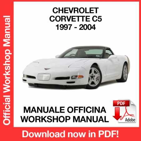 WORKSHOP MANUAL SERVICE REPAIR CHEVROLET CORVETTE C5 (1997-2004) (EN)