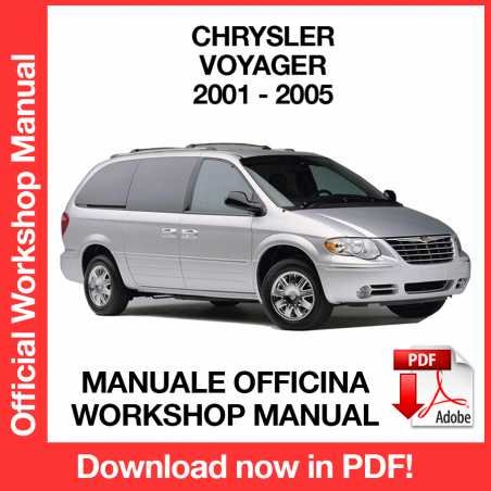 WORKSHOP MANUAL SERVICE REPAIR CHRYSLER VOYAGER (2001-2005) (EN)