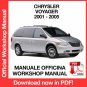 WORKSHOP MANUAL SERVICE REPAIR CHRYSLER VOYAGER (2001-2005) (EN)