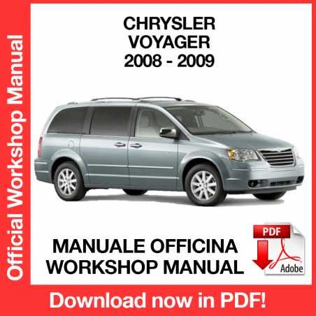 WORKSHOP MANUAL SERVICE REPAIR CHRYSLER VOYAGER (2008-2009) (EN)