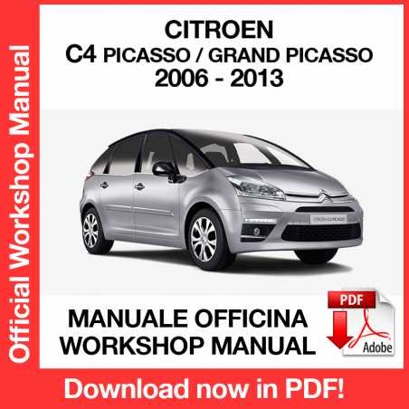 WORKSHOP MANUAL SERVICE REPAIR CITROEN C4 PICASSO (2006-2013) (EN)