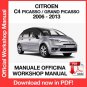 WORKSHOP MANUAL SERVICE REPAIR CITROEN C4 PICASSO (2006-2013) (EN)
