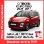WORKSHOP MANUAL SERVICE REPAIR SERVICE REPAIR CITROEN C3 PICASSO (2009-2017) (EN)