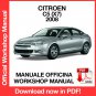 vWORKSHOP MANUAL SERVICE REPAIR CITROEN C5 X7 (2008) (EN)