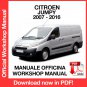 WORKSHOP MANUAL SERVICE REPAIR CITROEN JUMPY (2007-2016) (EN)