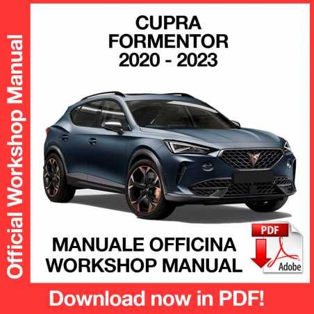 WORKSHOP MANUAL SERVICE REPAIR CUPRA FORMENTOR (2020-2023) (EN)