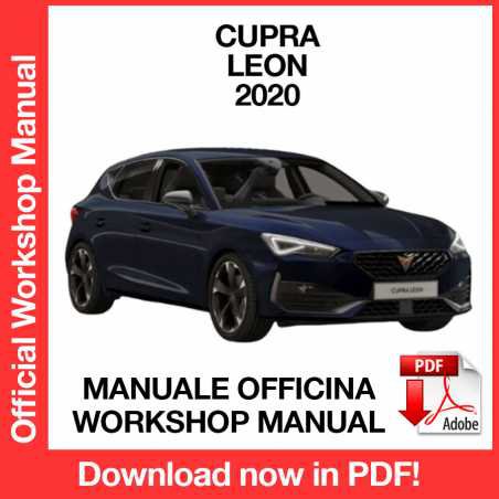 WORKSHOP MANUAL SERVICE REPAIR CUPRA LEON (2020) (EN)