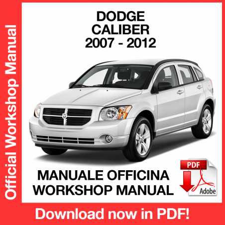 WORKSHOP MANUAL SERVICE REPAIR DODGE CALIBER (2007-2012) (EN)