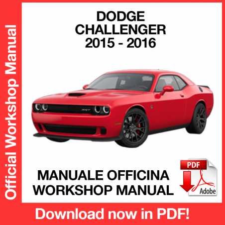 WORKSHOP MANUAL SERVICE REPAIR DODGE CHALLENGER (2015-2016) (EN)
