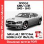 WORKSHOP MANUAL SERVICE REPAIR DODGE CHARGER LX (2005-2010) (EN)