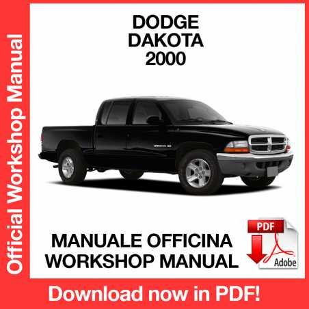 WORKSHOP MANUAL SERVICE REPAIR DODGE DAKOTA (2000) (EN)
