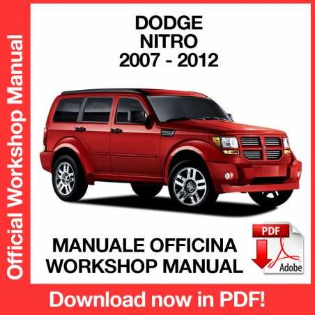 WORKSHOP MANUAL SERVICE REPAIR DODGE NITRO (2007-2013) (EN)