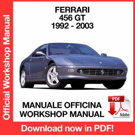 WORKSHOP MANUAL SERVICE REPAIR FERRARI 456GT (1992-2003) (EN) (EN)