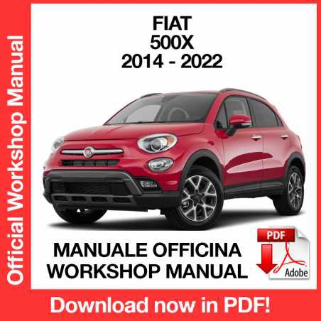 WORKSHOP MANUAL SERVICE REPAIR FIAT 500X (2014-2022) (EN)