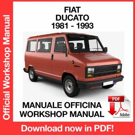 WORKSHOP MANUAL SERVICE REPAIR FIAT DUCATO (1981-1993) (EN)