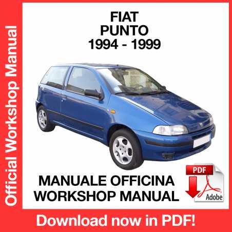 WORKSHOP MANUAL SERVICE REPAIR FIAT PUNTO 176 (1994-1999) (EN)