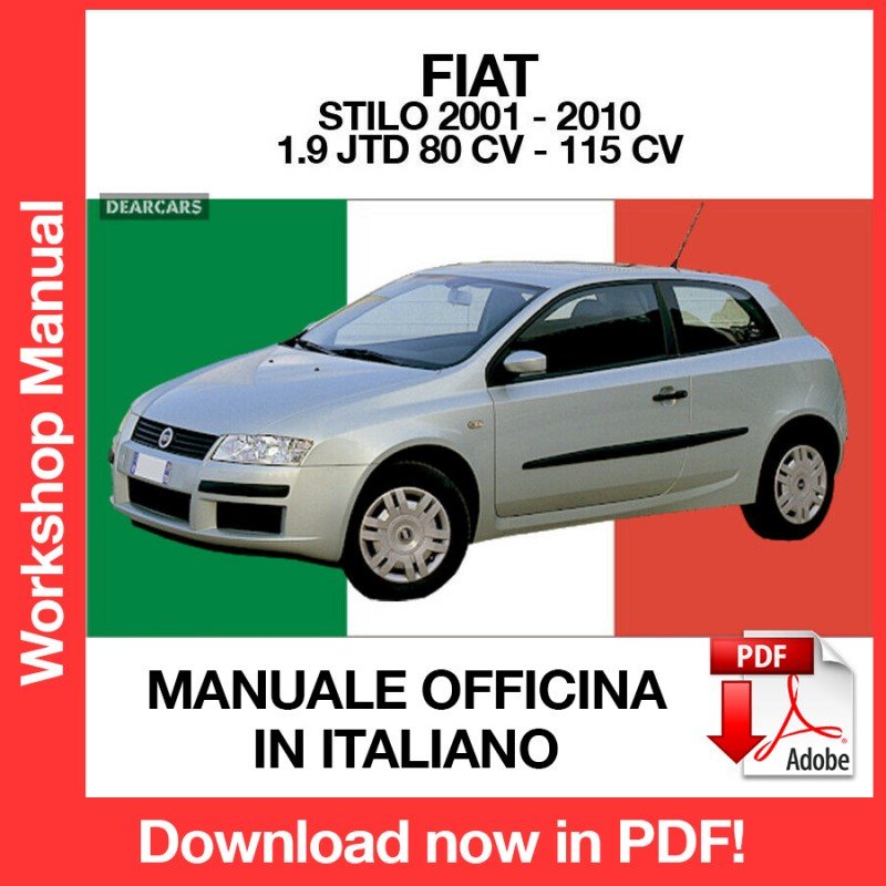 WORKSHOP MANUAL SERVICE REPAIR FIAT STILO (2001-2010) (EN)