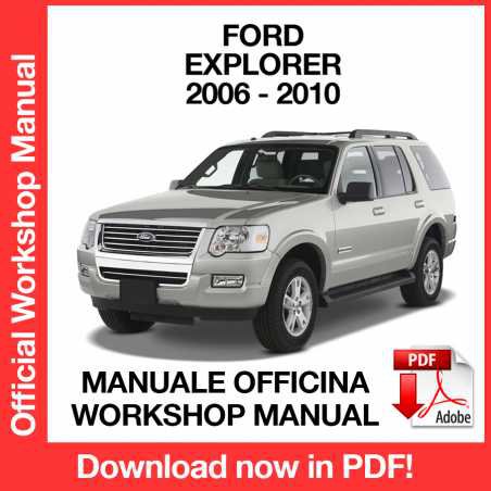 WORKSHOP MANUAL SERVICE REPAIR FORD EXPLORER (2006-2010) (EN)