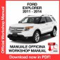 WORKSHOP MANUAL SERVICE REPAIR FORD EXPLORER (2011-2014) (EN)