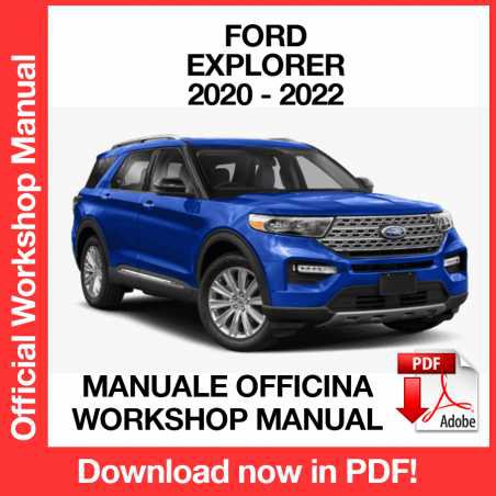 WORKSHOP MANUAL SERVICE REPAIR FORD EXPLORER (2020-2022) (EN)
