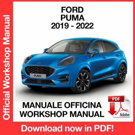 WORKSHOP MANUAL SERVICE REPAIR FORD PUMA (2019-2023) (EN)