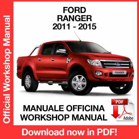 WORKSHOP MANUAL SERVICE REPAIR FORD RANGER (2011-2015) (EN)