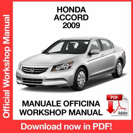 WORKSHOP MANUAL SERVICE REPAIR HONDA ACCORD (2009) (EN)