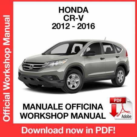 WORKSHOP MANUAL SERVICE REPAIR HONDA C-RV CRV (2012-2016) (EN)