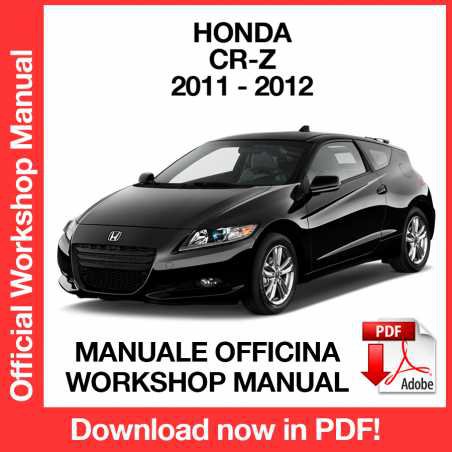 WORKSHOP MANUAL SERVICE REPAIR HONDA CR-Z (2011-2012) (EN)