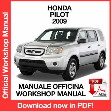WORKSHOP MANUAL SERVICE REPAIR HONDA PILOT (2009) (EN)
