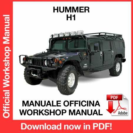 WORKSHOP MANUAL SERVICE REPAIR HUMMER H1 (EN)