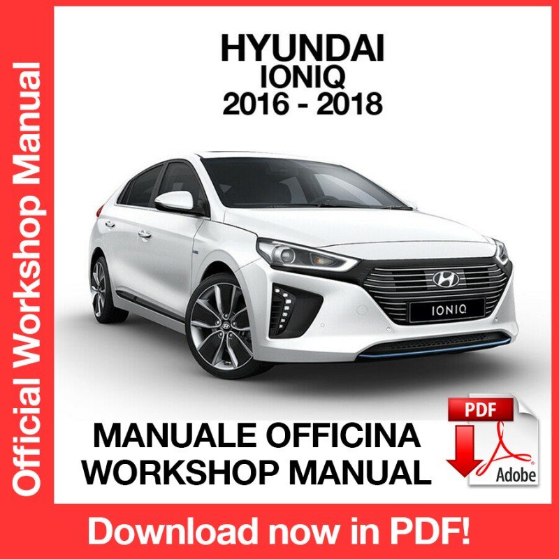 WORKSHOP MANUAL SERVICE REPAIR HYUNDAI IONIQ (2016-2018) (EN)