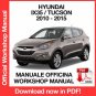 WORKSHOP MANUAL SERVICE REPAIR HYUNDAI IX35 TUCSON (2010-2015) (EN)