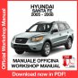 WORKSHOP MANUAL SERVICE REPAIR HYUNDAI SANTA FE (2005-2007) (EN)