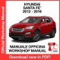 WORKSHOP MANUAL SERVICE REPAIR HYUNDAI SANTA FE (2012-2016) (EN)