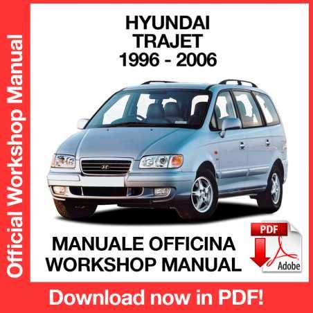 WORKSHOP MANUAL SERVICE REPAIR HYUNDAI TRAJET (1996-2006) (EN)