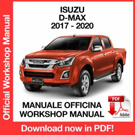 WORKSHOP MANUAL SERVICE REPAIR ISUZU D-MAX DMAX (2017-2020) (EN)