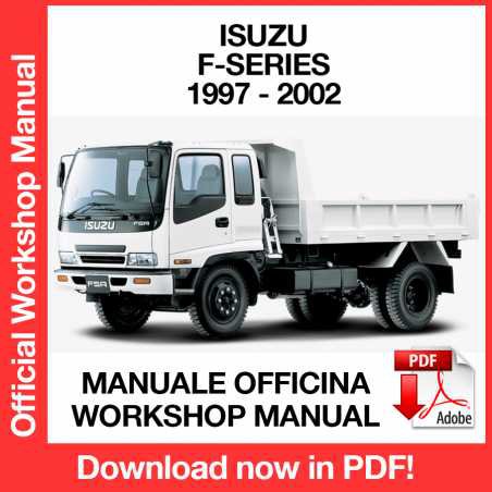 WORKSHOP MANUAL SERVICE REPAIR ISUZU F-SERIES (1997-2002) (EN)