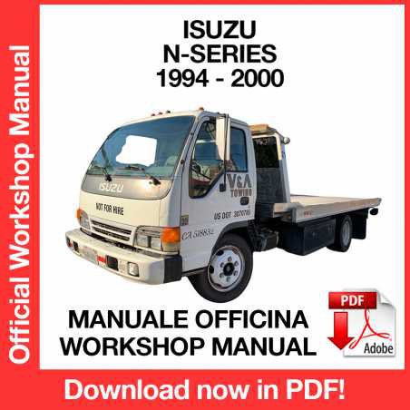 WORKSHOP MANUAL SERVICE REPAIR ISUZU N-SERIES (1994-2000) (EN)