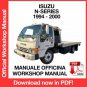 WORKSHOP MANUAL SERVICE REPAIR ISUZU N-SERIES (1994-2000) (EN)